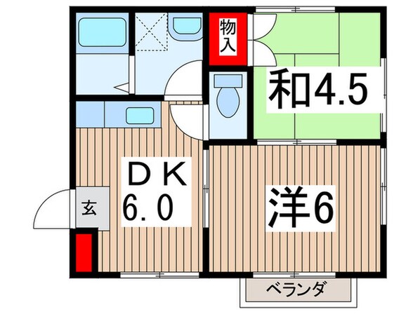 アズ－リ－雅の物件間取画像